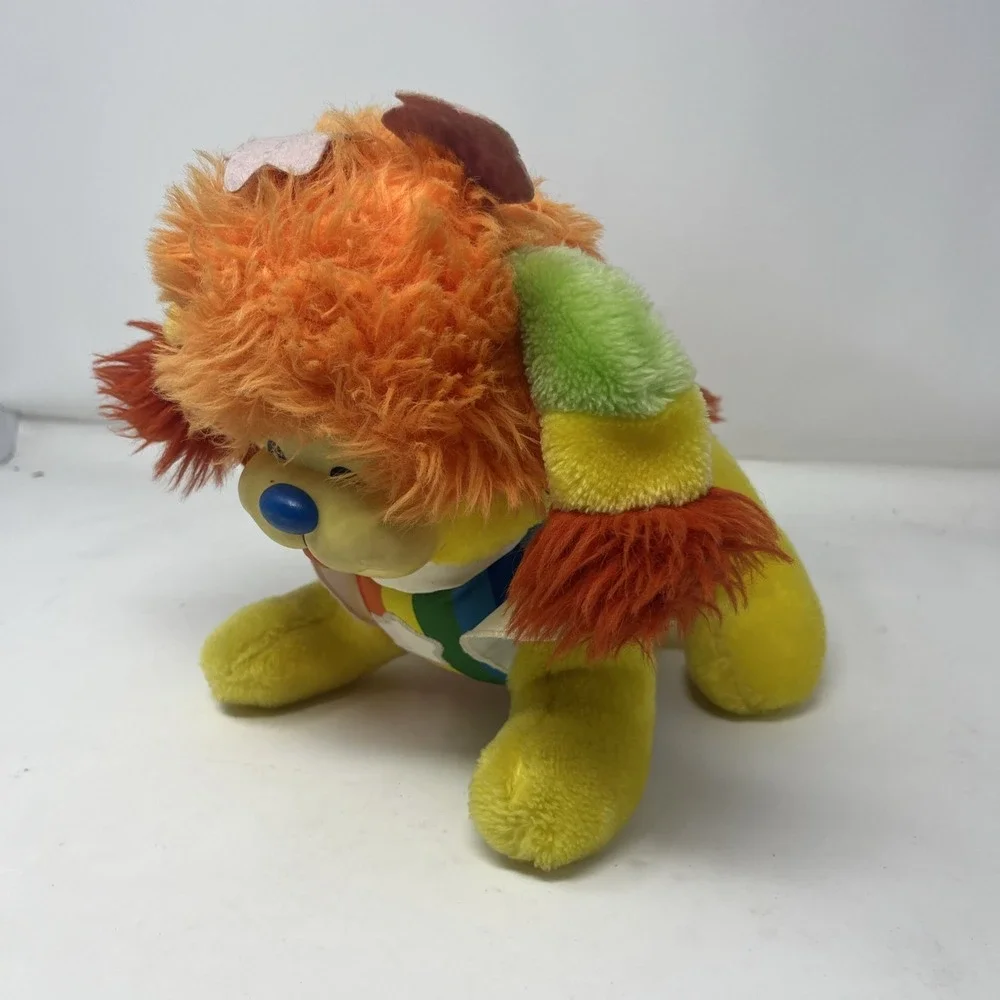 1983 Vintage Hallmark Rainbow Brite Puppy Bright Plush Dog 10